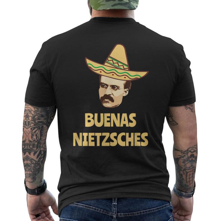 Buenas Nietschez Nietzsche Philosophy T-Shirt mit Rückendruck