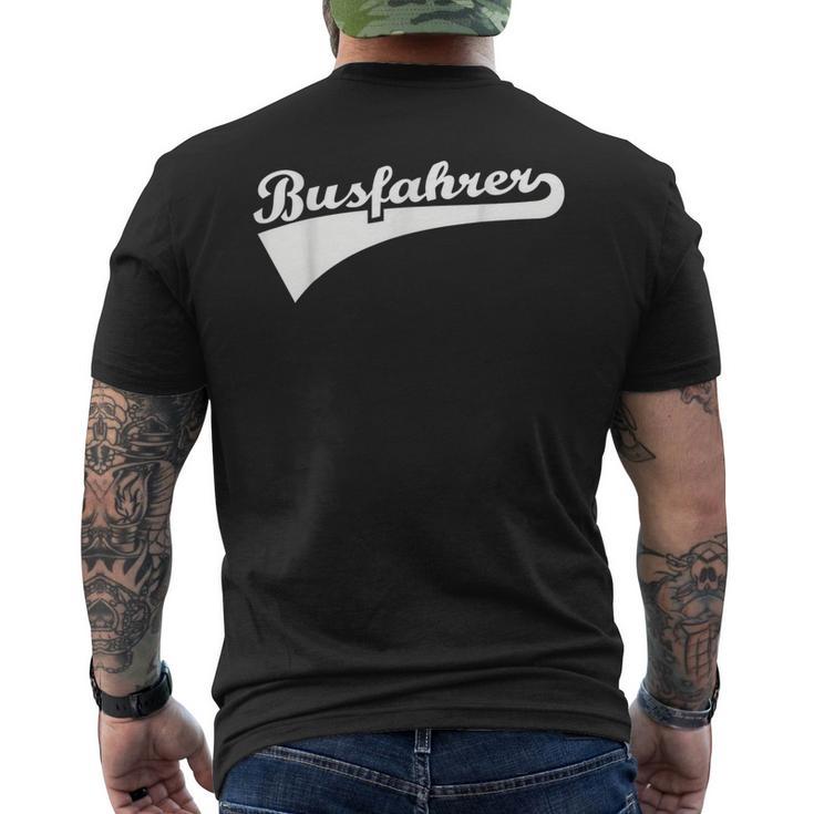 Bus Driver S T-Shirt mit Rückendruck