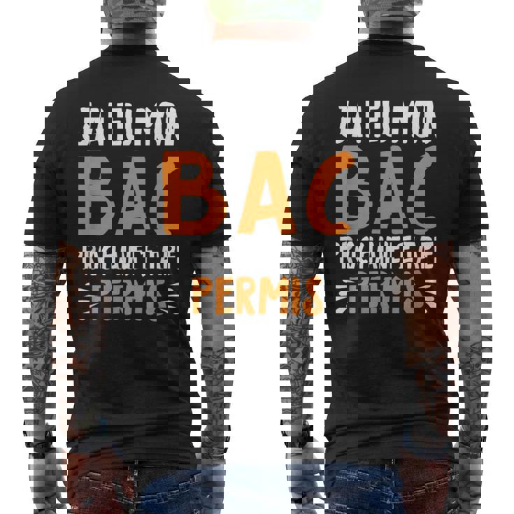 Cadeau Bac 2024 Bachelier Bachelière Baccalauréat Permis Bac T-shirt imprimé au dos