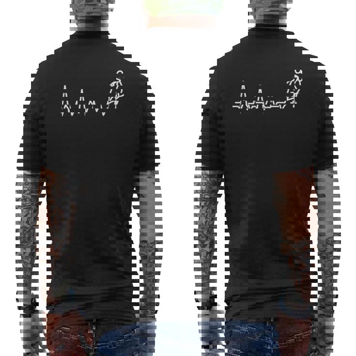 Cantante Del Battito Cardiaco T-shirt da uomo con stampa posteriore