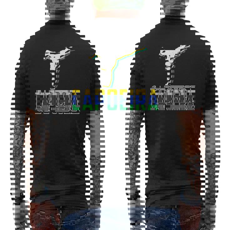 Capoeira Brasileña Brasileño Hobby Artes Marciales Camiseta Hombre Estampado Espalda