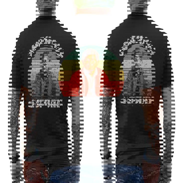 Cesar Chavez Hispanic Heritage Month Mexican Immigrant Men's T-shirt Back Print