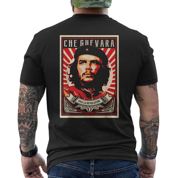 Che Guevaraiva La Revolucion Retrointage Style T-Shirt mit Rückendruck