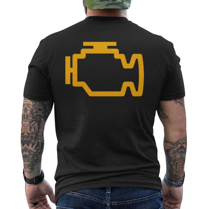 Check Engine T-Shirt mit Rückendruck