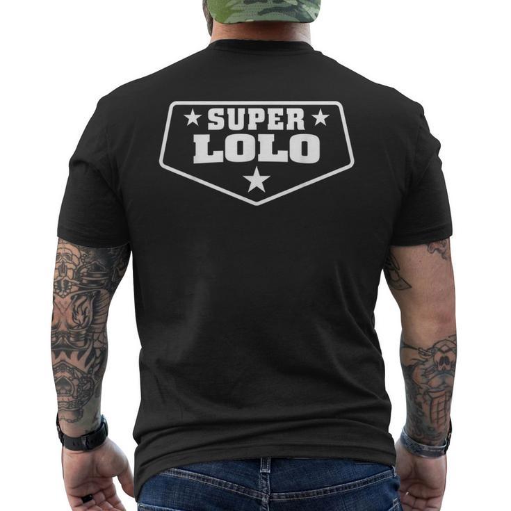 Chemise Super Lolo Pour Grand-Père Philippin T-shirt imprimé au dos
