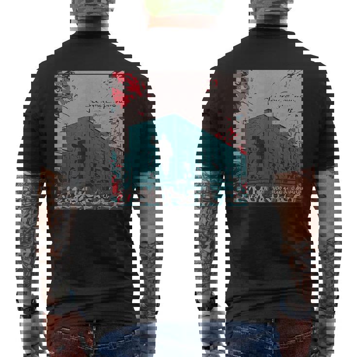 Chi Co More T-shirt da uomo con stampa posteriore