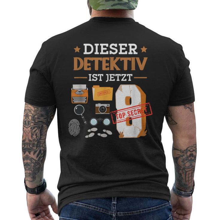 Children's Dieser Detektiv Ist Jetzt 8 T-Shirt mit Rückendruck