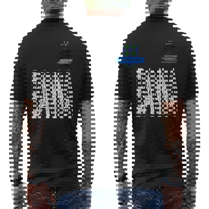 Clan Bannatyne B E A E Nn E A Family Matching T-shirt da uomo con stampa posteriore