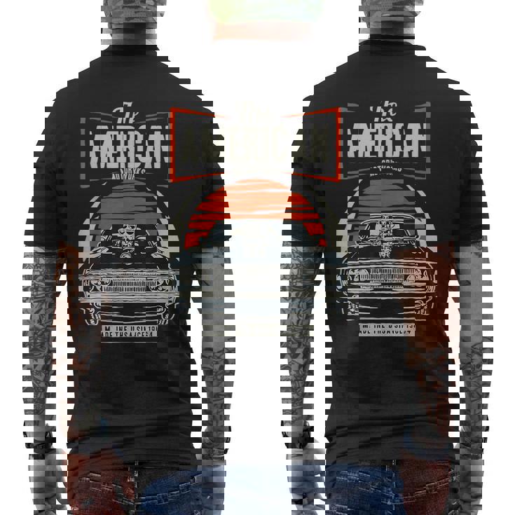 Clásica Americana Muscle Cars Camiseta Hombre Estampado Espalda