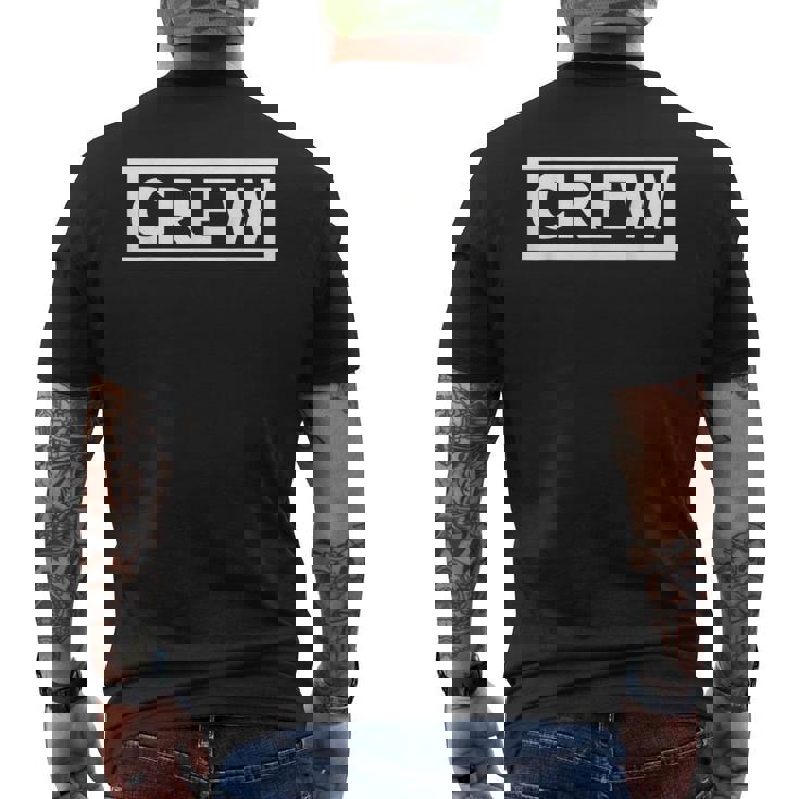 Con Logo Crew T-shirt da uomo con stampa posteriore
