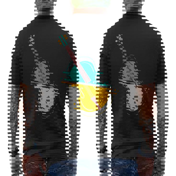 Contrabajista I Música Clásica I Contrabajo Camiseta Hombre Estampado Espalda