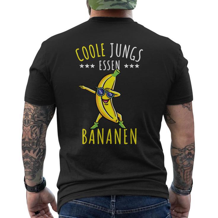 Coole Jungs Essen Bananen T-Shirt mit Rückendruck