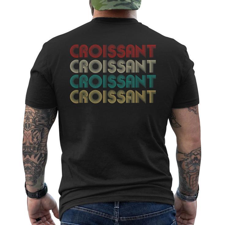 Croissants Lovers T-Shirt mit Rückendruck