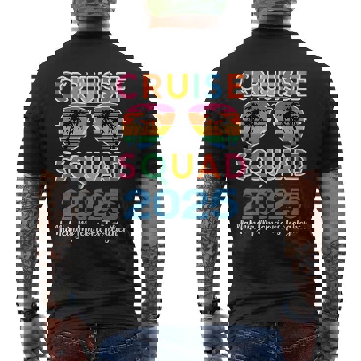 Cruise Squad 2025 Summer Vacation Matching Family Group Men's T-shirt Back Print