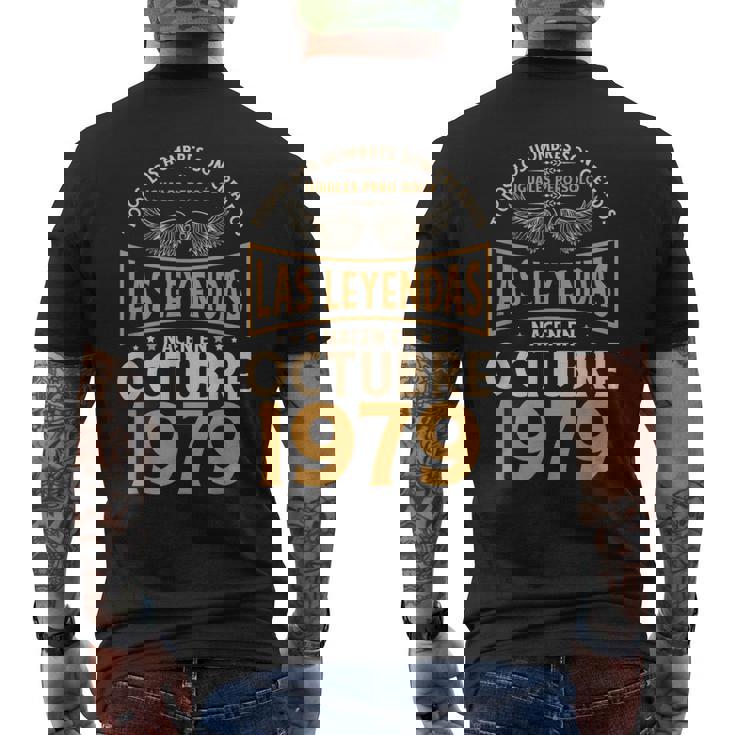 Cumpleaños Hombre Regalos Las Leyendas Octubre 1979 Camiseta Hombre Estampado Espalda