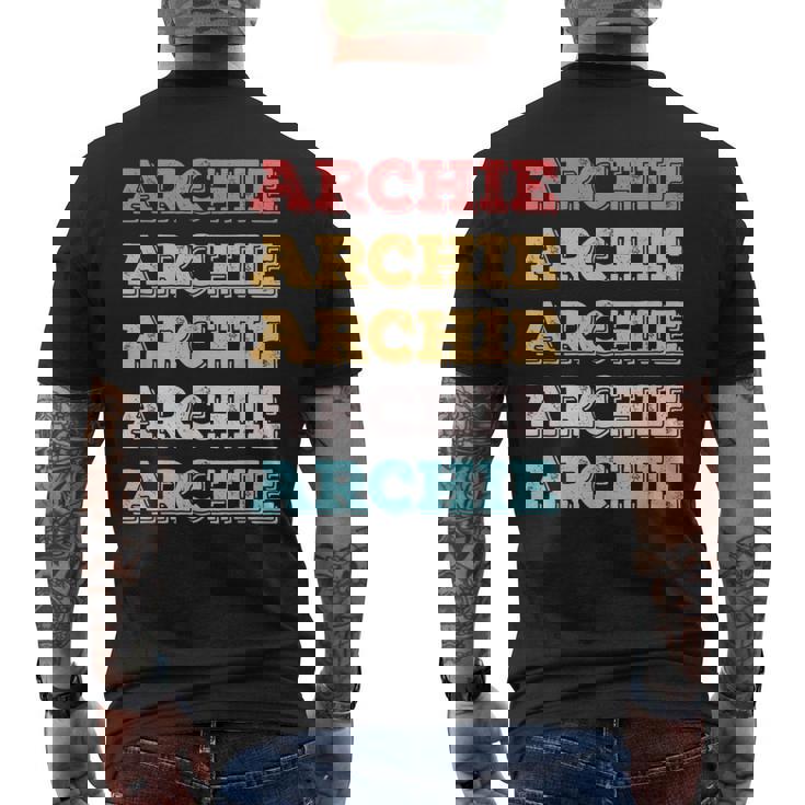Cute Custom Archie Name Personalized Men's T-shirt Back Print