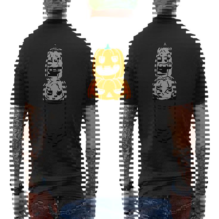 Cute Scary Pumpkins In Your Pocket Halloween Costume Men's T-shirt Back Print