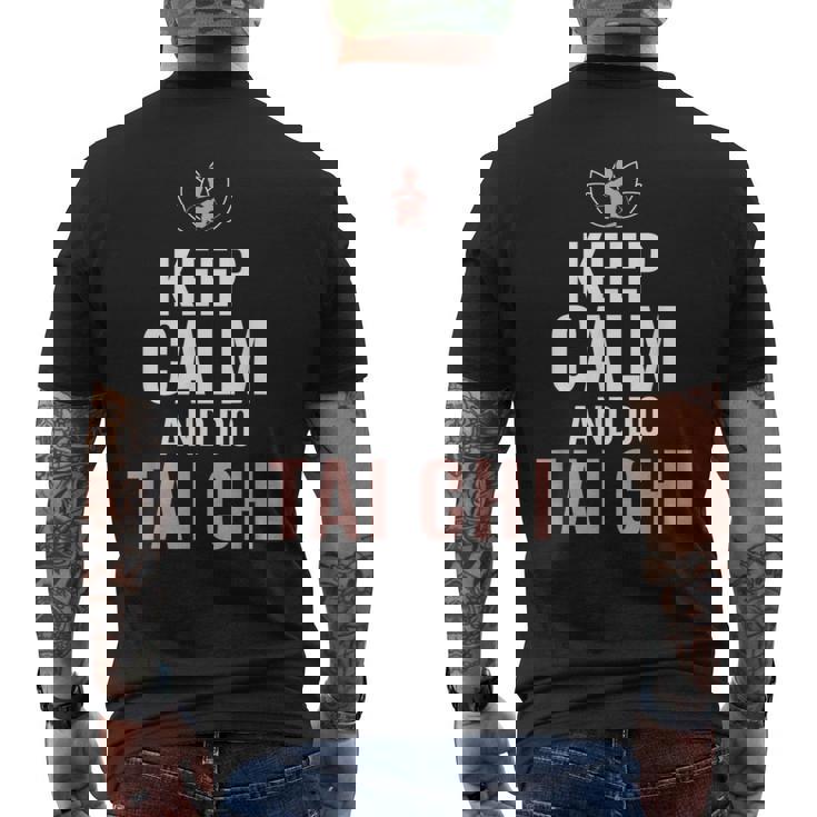 Da Donna Con Scritta Keep Calm And Do Tai Chi Graphi T-shirt da uomo con stampa posteriore