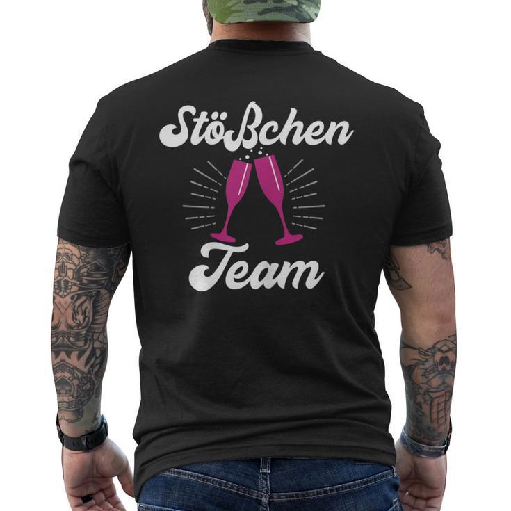 Damen Jga Stösschen Team Crew T-Shirt mit Rückendruck