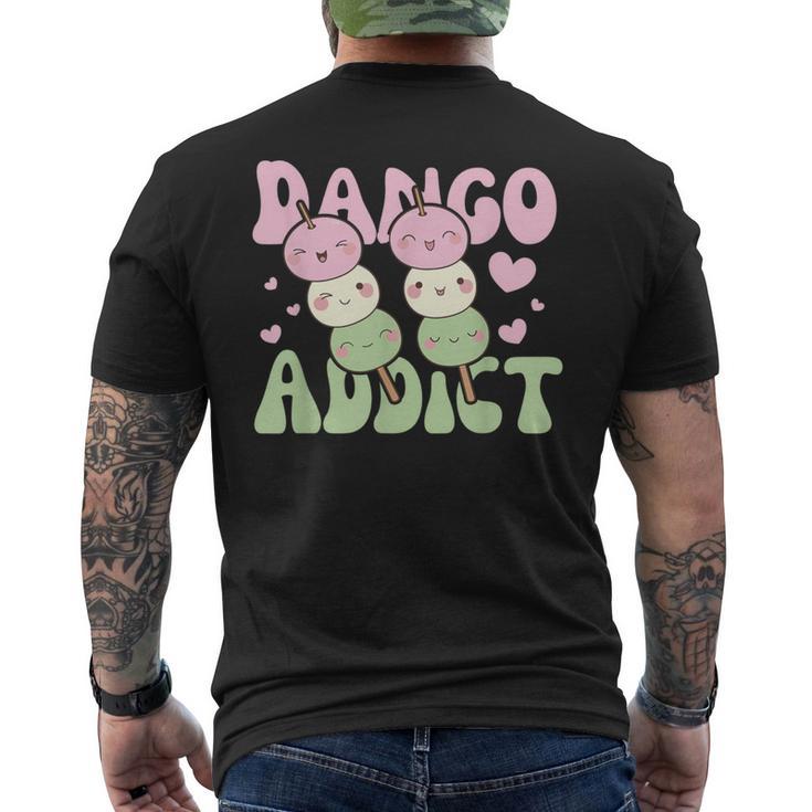 Dango Man Dango Addict Kawaii Dango Rice Cake Dango Men's T-shirt Back Print ...