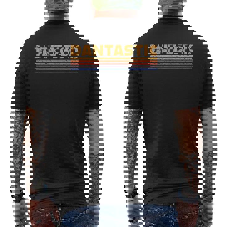 Dantastic First Name Dan Danny Retro Men's T-shirt Back Print