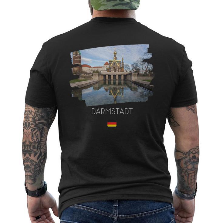 Darmstadt Deutschland S T-Shirt mit Rückendruck