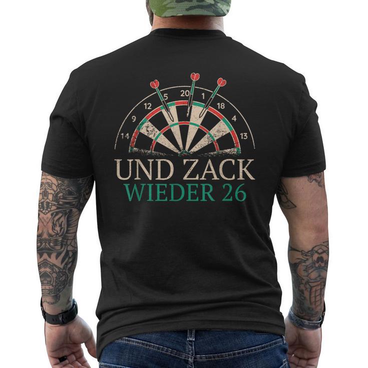 Dart And Zack Wieder 26 Darts T-Shirt mit Rückendruck