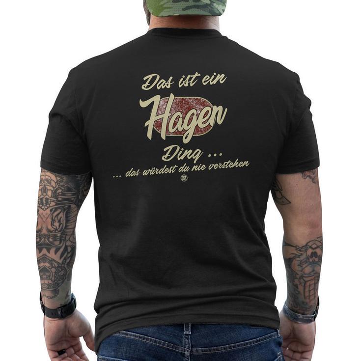 Das Ist Ein Hagen Ding This Is A Hagen Ding T-Shirt mit Rückendruck