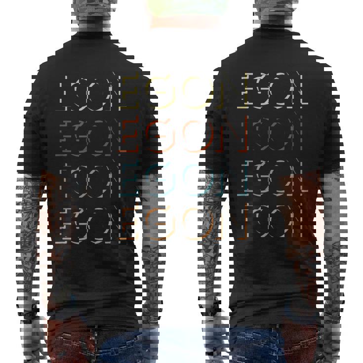 De Primer Nombre Egon Mi Personalizada Con Nombre Camiseta Hombre Estampado Espalda