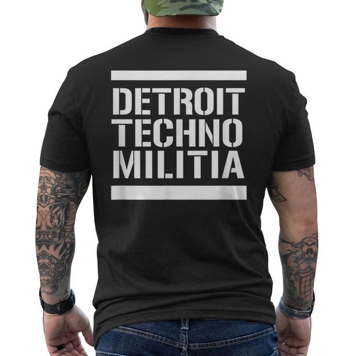 Detroit Techno Militia T-Shirt mit Rückendruck