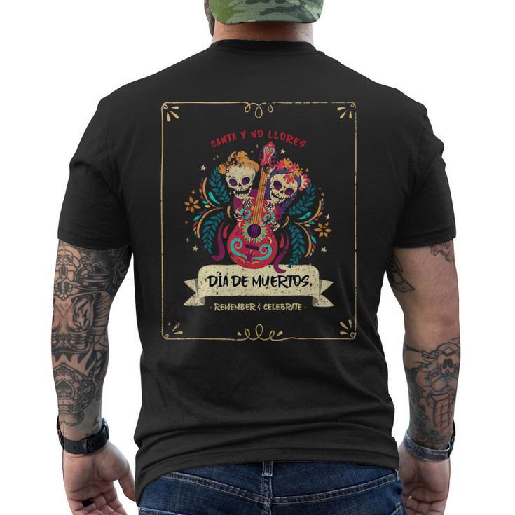 Dia De Muertos Dia De Los Muertos Costume S T-Shirt mit Rückendruck