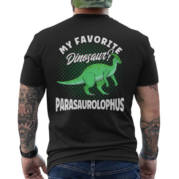 Dinosaur My Favourite Dinosaur Parasaurolophus T-Shirt mit Rückendruck