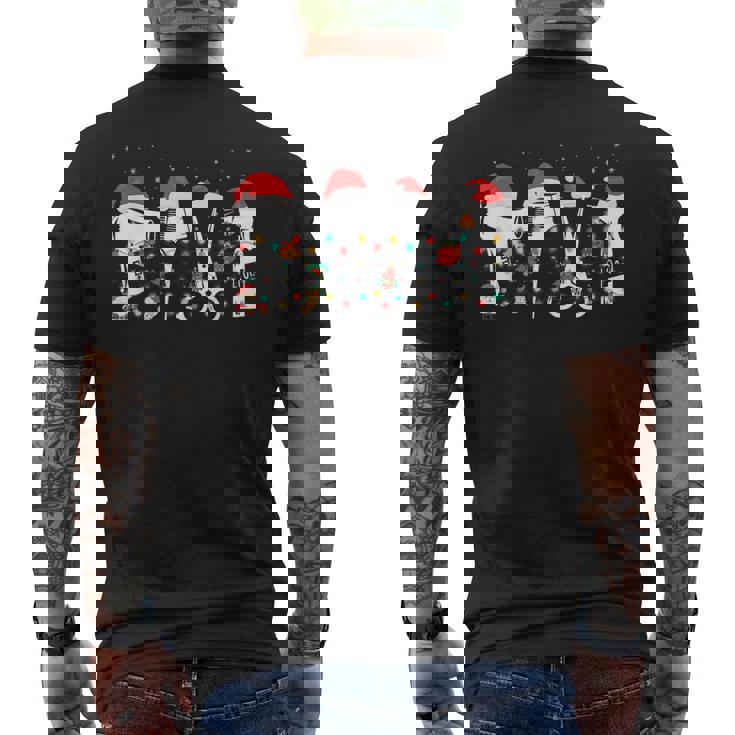 Divertente Regalo Di Festa Di Natale Attrezzatura Per Parrucchiere Brutto Natale T-shirt da uomo con stampa posteriore