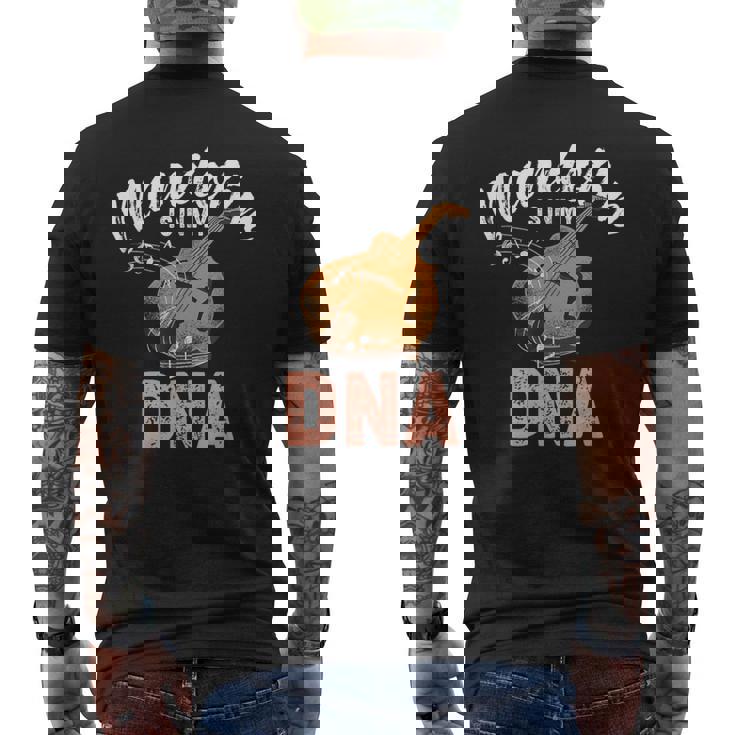 Divertente Suonatore Di Mandolino Strumento A Corda Musicist T-shirt da uomo con stampa posteriore