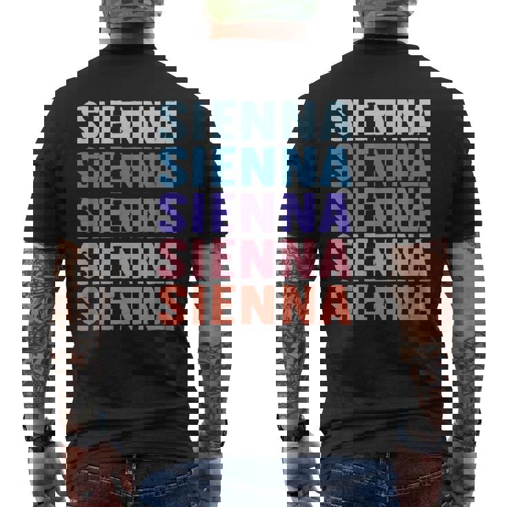 Divertido Regalo Nombre Sienna Personalizado Primer Nombre Camiseta Hombre Estampado Espalda