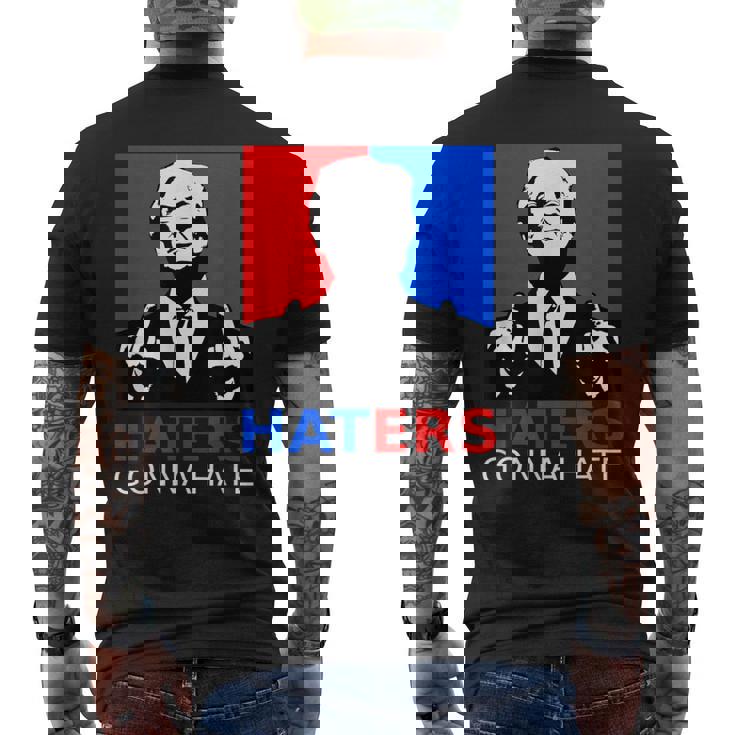 Donald Trump Dedo Medio Arte De La Sátira Trump Regalo Camiseta Hombre Estampado Espalda