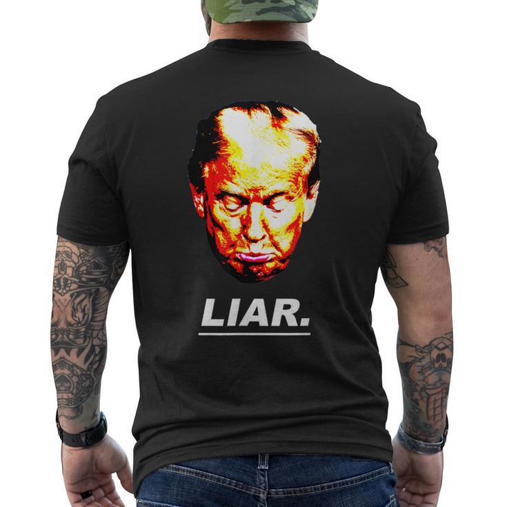 Donald Trump Liar Anti Trump T-Shirt mit Rückendruck