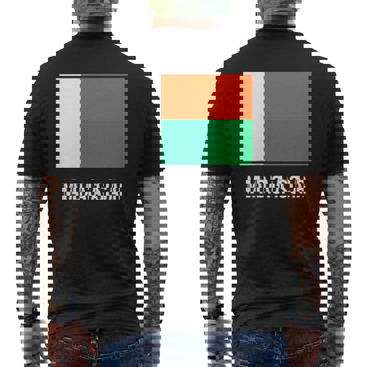 Drapeau Malgache De Madagascar T-shirt imprimé au dos