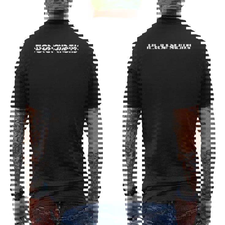 Duccio No Shooting T-shirt da uomo con stampa posteriore