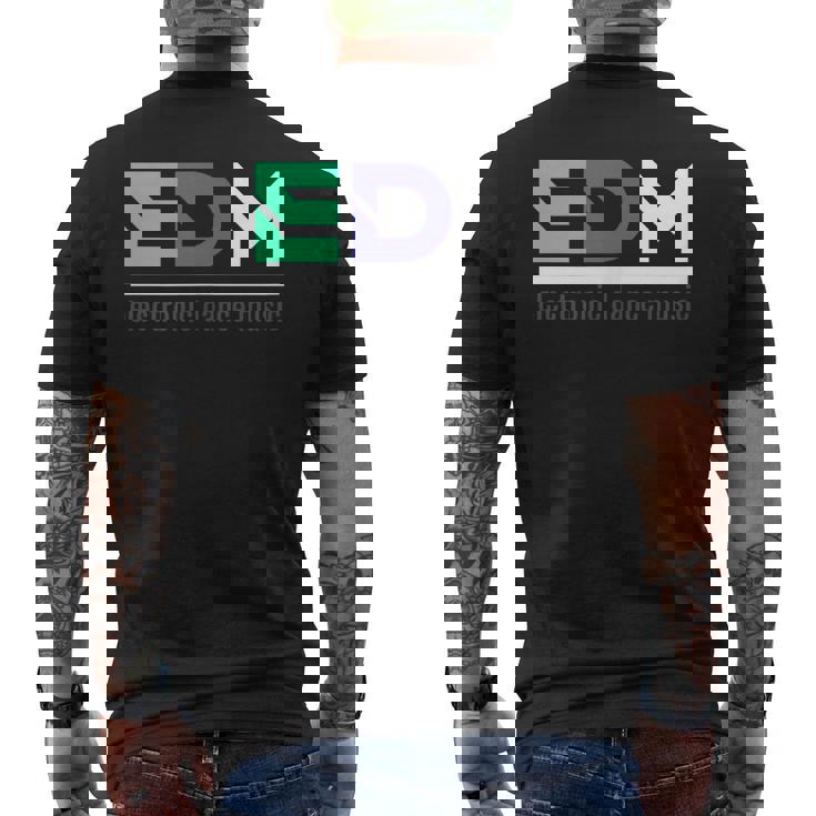 Edm Electronic Dance Music Festival Fiesta Techno Dj Camiseta Hombre Estampado Espalda