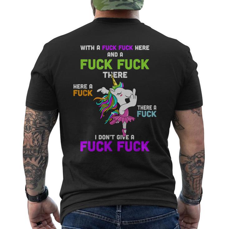 Einhorn Lustiger Witzger Frech Spruch Sprüche T-Shirt mit Rückendruck