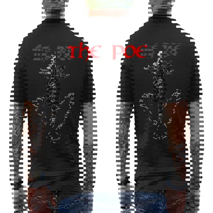 El Poe Gótico Edgar Allan Poe Cuervo Cuervo Camiseta Hombre Estampado Espalda