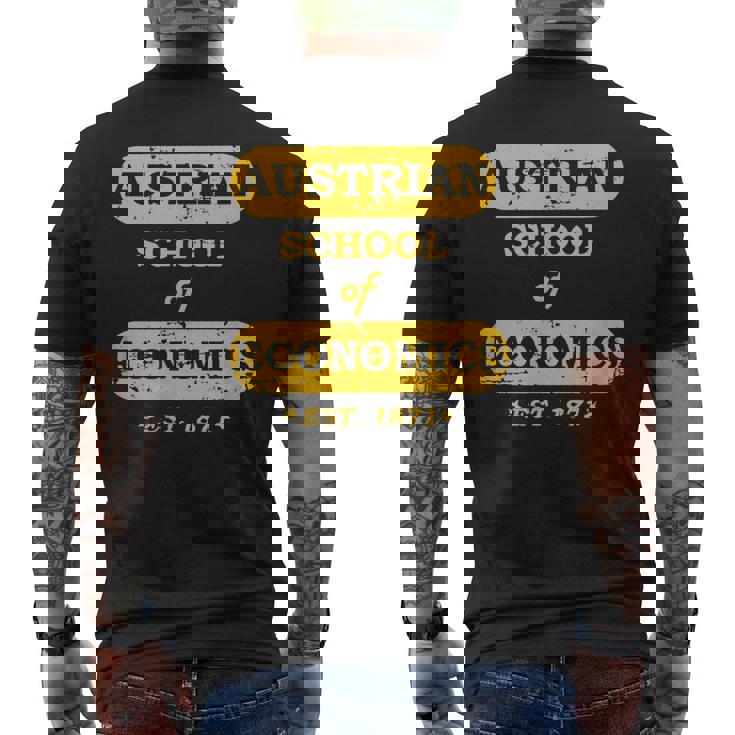 Escuela Austriaca De Economíaintage Camiseta Hombre Estampado Espalda
