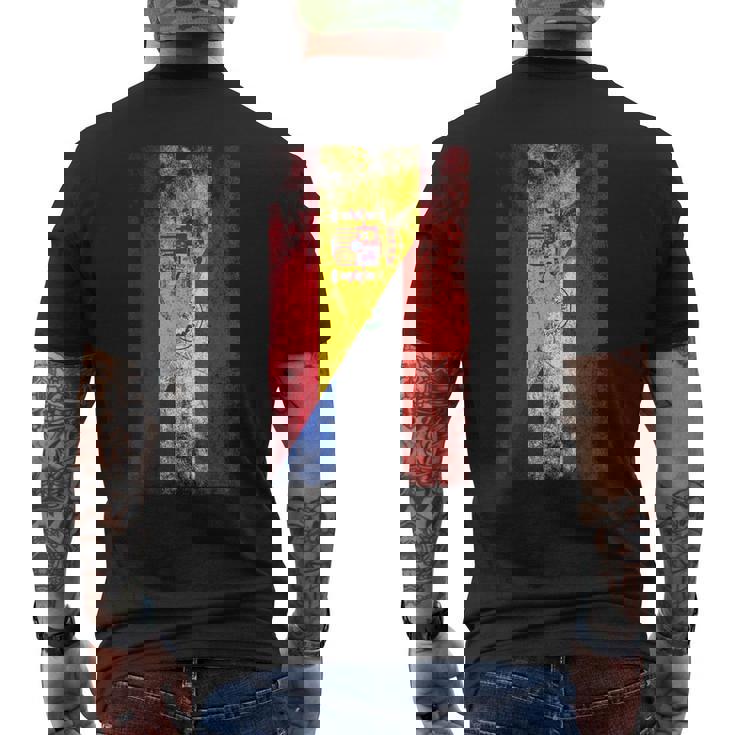 España Paraguay Banderas Español Paraguayo Camiseta Hombre Estampado Espalda