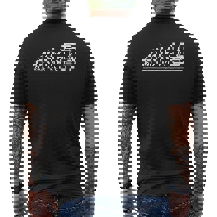 Evolución Del Conductor De Autobús Regalo Del Conductor De Camiseta Hombre Estampado Espalda