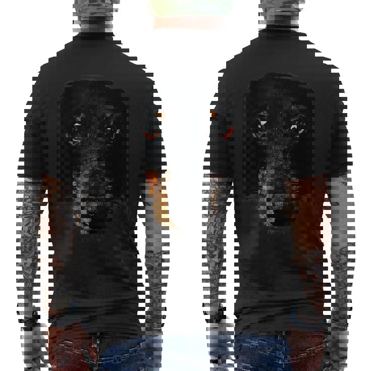 Faccia Da Bassotto I Costume Da Bassotto T-shirt da uomo con stampa posteriore