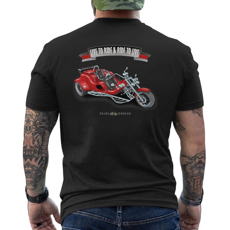 Fahre Zum Leben Trike T-Shirt mit Rückendruck