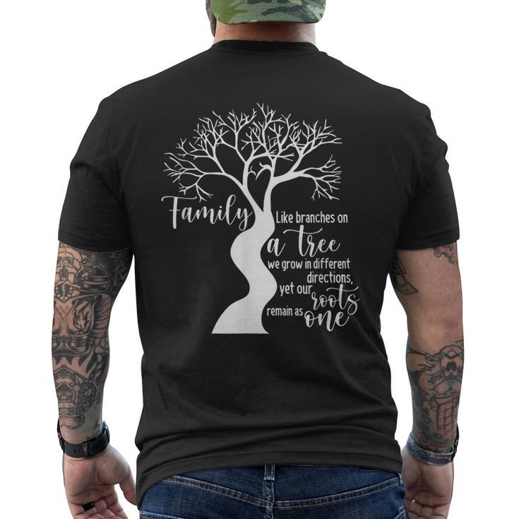 BECOME TREE Tシャツ XL Family Like Branches In A Tree We All Grow Men's T-shirt Back