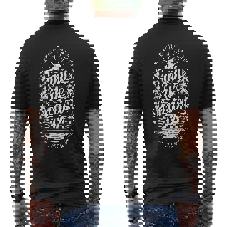 Family Lake Trip Vacation 2024 Family Reunion Summer Squad Men's T-shirt Back Print