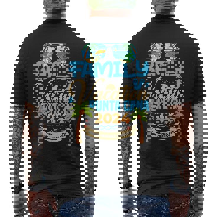 Family Vacation Punta Cana 2024 Matching Vacation 2024 Men's T-shirt Back Print